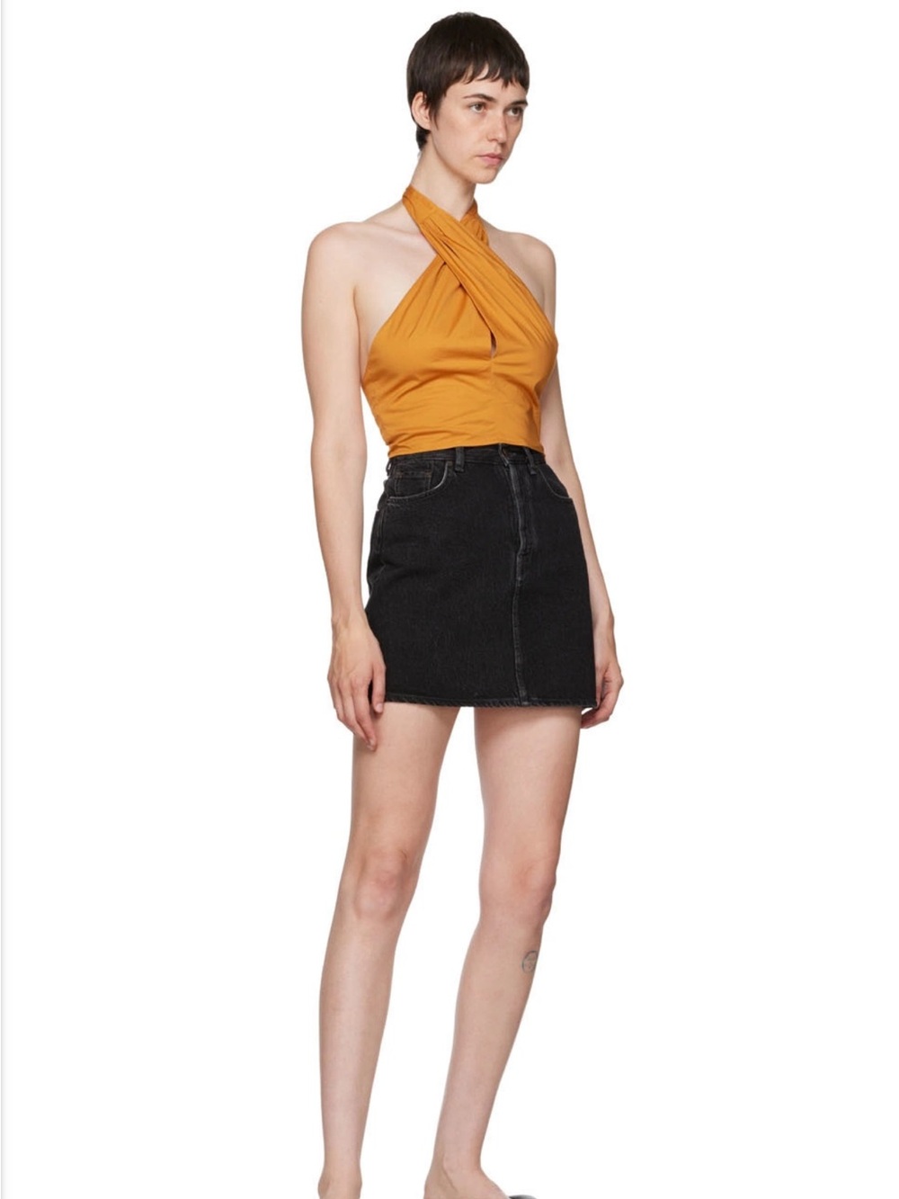 Staud Orange Kai Camisole Halter size 4